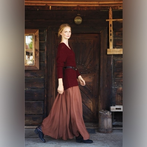 Anthropologie Dresses & Skirts - Anthroplogie Edme & Esyllte Mauve Maxi Skirt 4